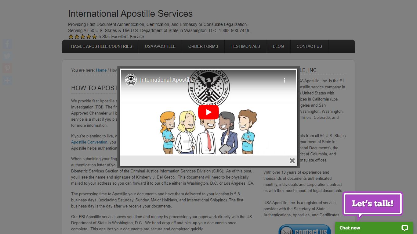 How to Apostille a FBI Background Check - International Apostille